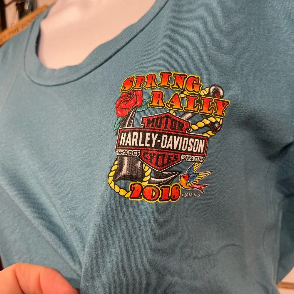 Harley FL Spring Rally tee size medium - Picture 3 of 8